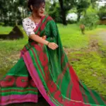 New Begampuri Cotton Silk Saree without blouse