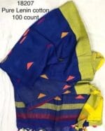 Emerald Green Pure Cotton Sarees
