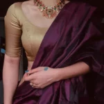 Flirty Wine Colour Pure Mulmul Cotton Saree Without Blouse Piece