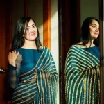 Su Fav Georgette Sequence Work Saree