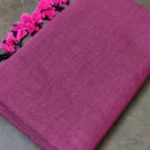 Sutisaree Plain Pure Mulmul Cotton Saree