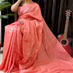 Sutisaree Katan Silk weaving Butis With Sequin Work Pallu Saree