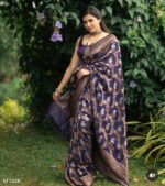 Exclusive Designer Lichi Silk Saree