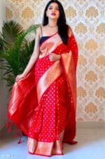 Exclusive Banarasi Semi Katan Silk Saree