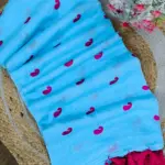 Pure 120 Count Cotton all Body Kalka Embrodery Work Beautiful Saree